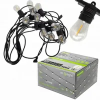 Girlanda Lampki ogrodowe 10m 10 sztuk zarówek LEDOWE IP68 Plastikowe taras