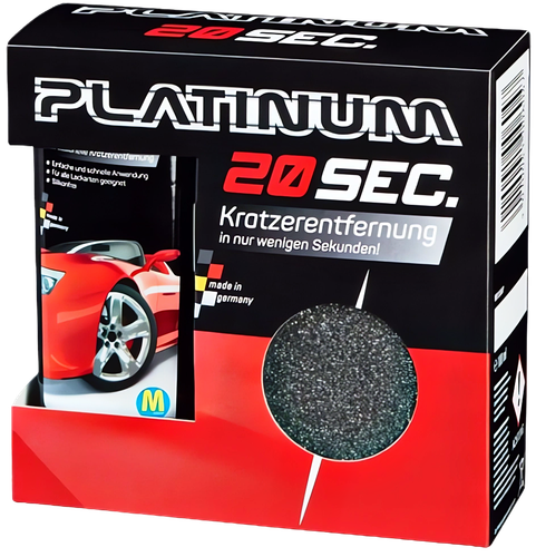ZESTAW DO USUWANIA RYS ZARYSOWAŃ PASTA GĄBKA PLATINUM MIKROFIBRA RĘKAWICZKI na Arena.pl