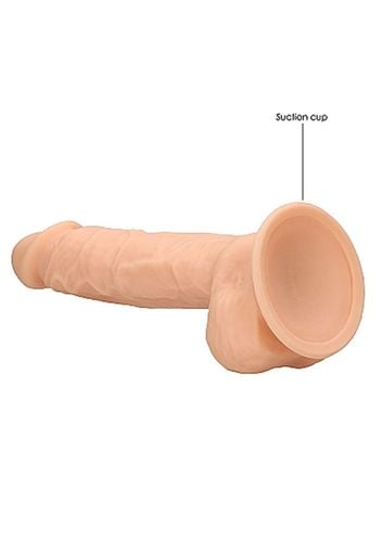 realistyczne dildo żylaste z mocną przyssawką 18cm na Arena.pl