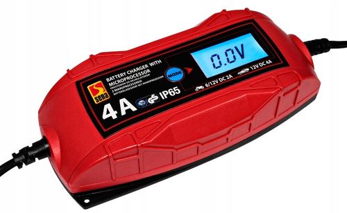 ŁADOWARKA PROSTOWNIK DO AKUMULATORA ŻELOWY 6V 12V AKUMULATORÓW LCD TUV GS na Arena.pl