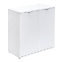 Emaga KOMODA SZAFKA 111 VISION 2D 2 DRZWI BIAŁY MAT