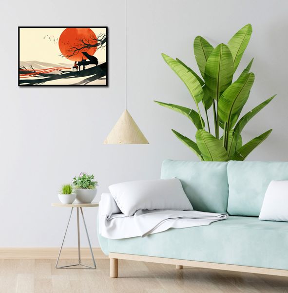 Plakat 60x40cm Pianistka zdjęcie 4