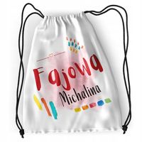 Plecak Dla Michaliny Sportowy Szkolny Worek Torba Z Nadrukiem Ze Zdjęciem