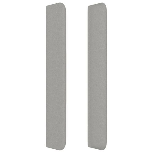 Zagłówek uszak, jasnoszary, 93x16x118/128 cm, tkanina na Arena.pl