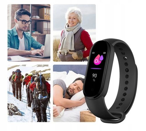 SMARTBAND M6 ZEGAREK SMARTWATCH DAMSKI MĘSKI DLA DZIECI BAND OPASKA SPORT na Arena.pl