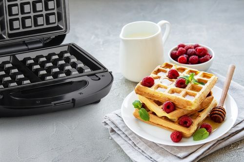 Opiekacz wielofunkcyjny ST250 Eldom 5 w 1 Tosty Grill Gofry Orzeszki na Arena.pl