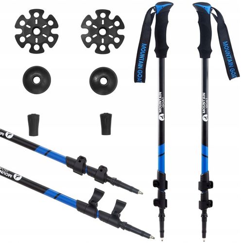 KIJE TREKKINGOWE NORDIC WALKING KIJKI REGULOWANE na Arena.pl