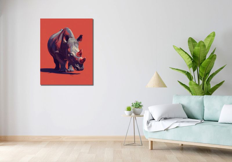 Obraz 70x90cm Marszujący Gigant zdjęcie 2