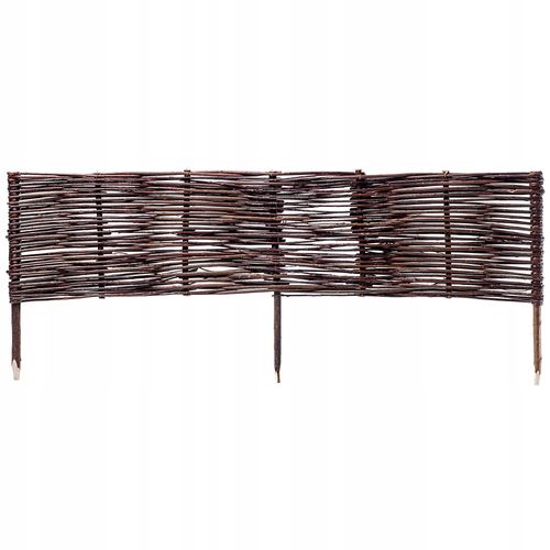 Palisada Ogrodowa 100x40cm Obrzeże Płot Wiklinowy na Arena.pl
