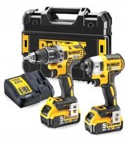 DEWALT ZESTAW MARZĘDZI DCD791 + DCF887 18V 2X5AH