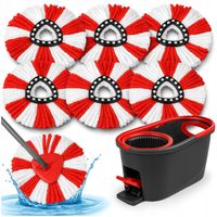 x6 WKŁAD DO MOPA OBROTOWEGO VILEDA TURBO ZAMIENNIK ZAPAS KOŃCÓWKA CHŁONNE