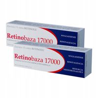 2x RETINOBAZA 17000 Krem z witaminą A 30 g