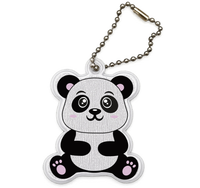 LUMI Breloczek PANDA zawieszka brelok odblaskowy odblask dla dziecka psa