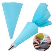 Rękaw cukierniczy silikonowy do dekoracji ciast 50 cm niebieski