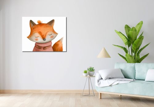 Obraz 90x70cm Czarujący Lisek na Arena.pl