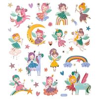 NAKLEJKI Z BROKATEM WRÓŻKI 28 SZT DPNK-160 DP CARFT