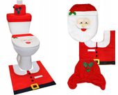 ZESTAW ŚWIĄTECZNY DO ŁAZIENKI POKROWIEC WC MIKOŁAJ