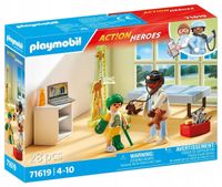 PLAYMOBIL ACTION HEROES PEDIATRA Z PLUSZOWYM MISIEM 71619