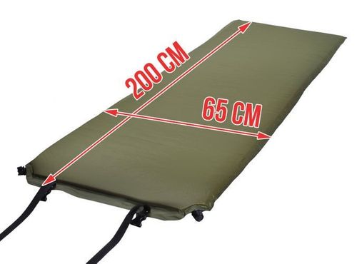 Materac samopompujący - zielony na Arena.pl