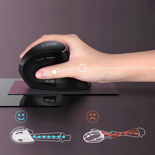 Myszka wertykalna RENEW FORCE pionowa MYSZ bezprzewodowa WiFi Bluetooth PRO na Arena.pl