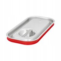 Pokrywa GN 1/3 z uszczelką silikonową ze stali nierdzewnej | TECHNICA, Plat