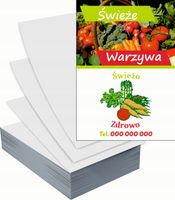 Ulotki A5 reklamowe firmowe 5000szt projekt w cenie ŚWIEŻE WARZYWA