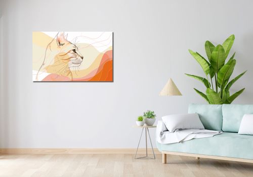 Obraz 100x60cm Delikatny Profil Kota na Arena.pl