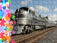 Puzzle tradycyjne Pociągi - Train