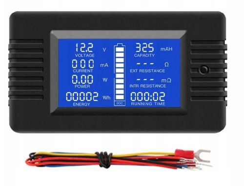 MIERNIK PARAMETRÓW ELEKTRYCZNYCH 10A DC WATOMIERZ na Arena.pl
