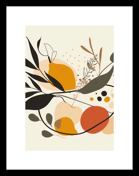 Plakat 29,7x42cm Botaniczny Wir zdjęcie 3