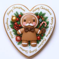 CIASTKO LUKROWANE MAMIK FAMILY DZIADEK ANYŻ ROZ.XL SERCE RĘCZNIE ROBIONE