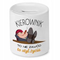 Skarbonka Dla Kierownika Kierownik To Styl Życia Z Nadrukiem Ze Zdjęciem