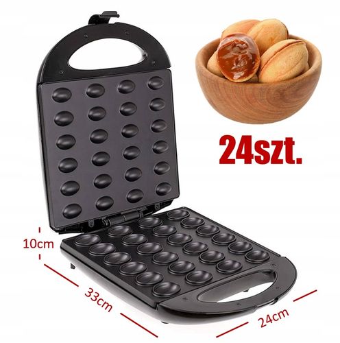 Opiekacz do Orzeszków 1600W Elektryczny Forma Ciastek Duży na 24szt na Arena.pl