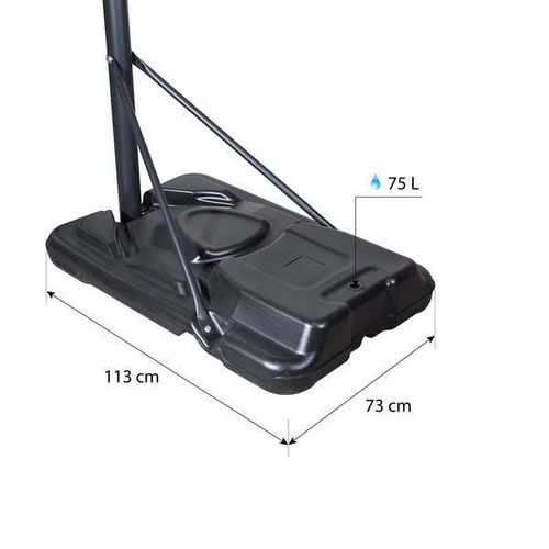 Stojak z koszem do koszykówki ZDK020 Nils na Arena.pl