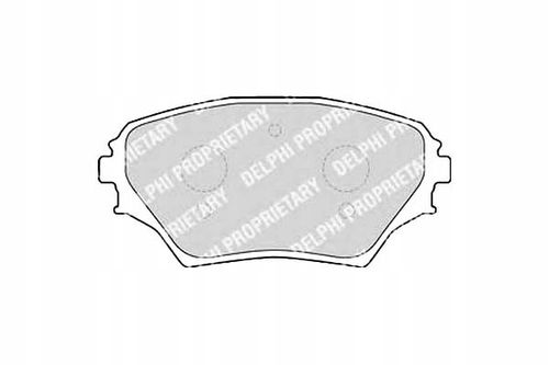 Klocki hamulcowe DELPHI LP1632 na Arena.pl