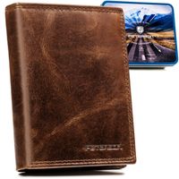 portfel skórzany ptn n4-lwc-0697 cognac