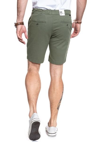SPODENKI LEE DRAWSTRING SHORT LICHEN GREEN L73ULB82 W30 zdjęcie 4