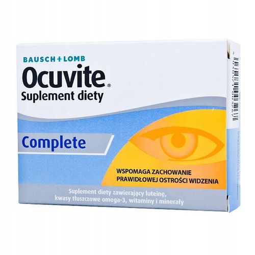 Ocuvite Complete Wsparcie Prawidłowego Widzenia 60 Kapsułek na Arena.pl