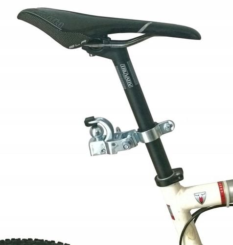 UCHWYT ZACZEP do przyczepki ROWEROWEJ DO DYSZLA do sztycy podsiodłowej na Arena.pl