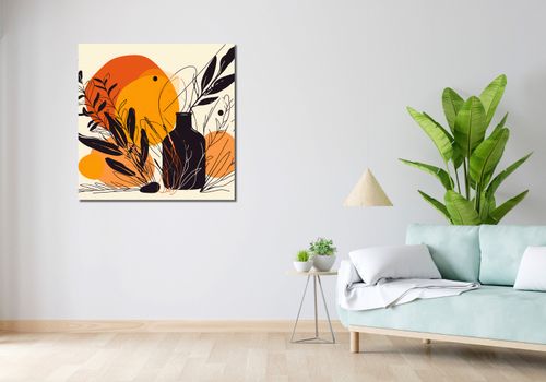 Obraz 90x90cm Jaskrawy Zachód na Arena.pl