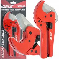 NOŻYCE OBCINAKI OBCINAK DO CIĘCIA RUR PCV PP SZCZYPCE ZGRZEWARKI 42MM MOCNE