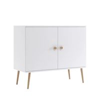 Biała komoda IKON w stylu skandynawskim