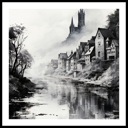 Plakat 50x50cm Mglisty Refleks na Arena.pl