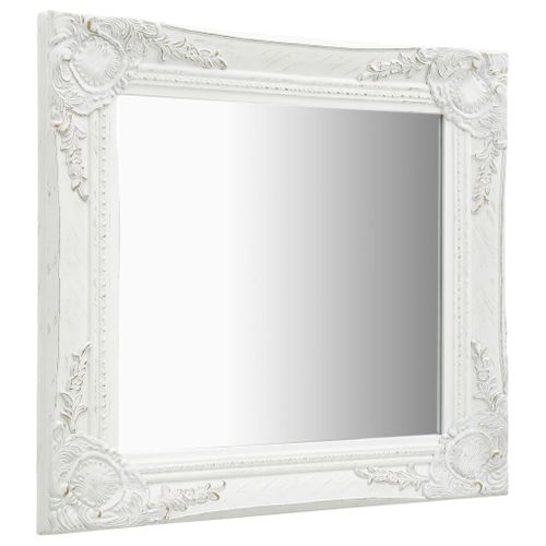 Lustro ścienne w stylu barokowym 50x50cm białe VidaXL na Arena.pl