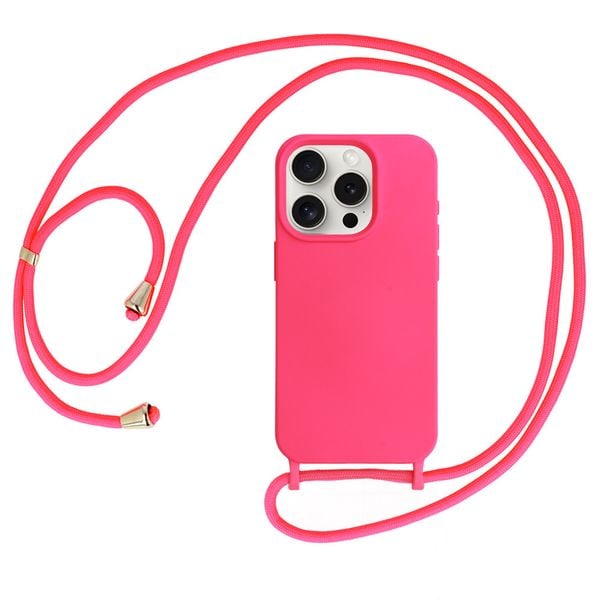Strap Silicone Case do Iphone 13 Pro wzór 1 różowy zdjęcie 1