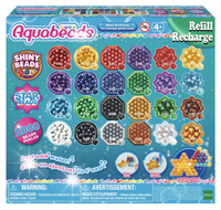 Aquabeads Błyszczące koraliki Zestaw uzupełniający 2000 koralików