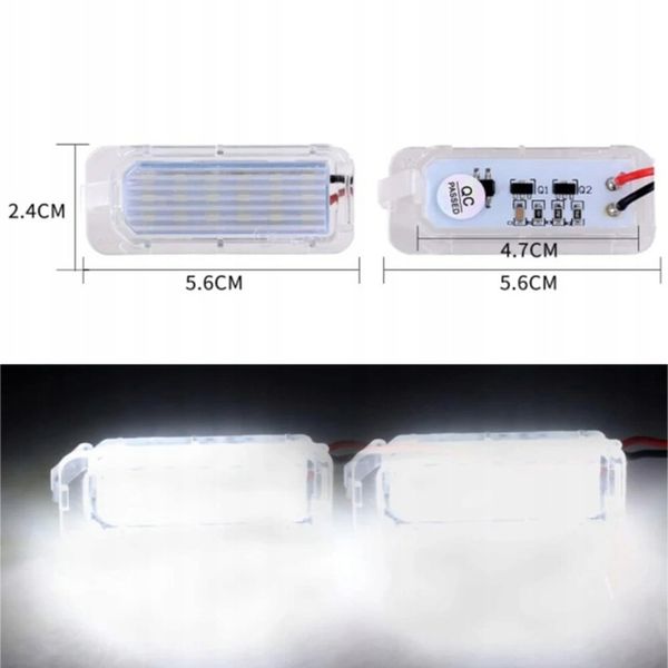 Podświetlenie Tablicy Rejestracyjnej Led do Ford Mondeo MK4 Focus FL C-MAX zdjęcie 7