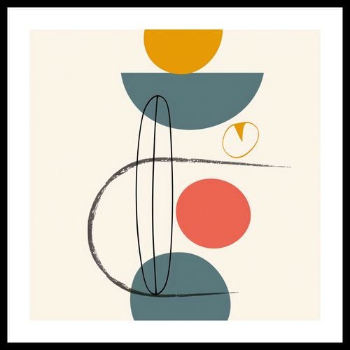 Plakat 40x40cm Równe Kompozycje na Arena.pl