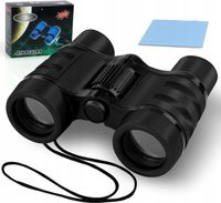 LORNETKA CZARNA 4 x 30 DLA DZIECI ZESTAW ZABAWEK NA LATO ZABAWKA LETNIA