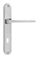 KLAMKA DRZWIOWA FEBE 72MM NA KLUCZ KOLOR NIKIEL